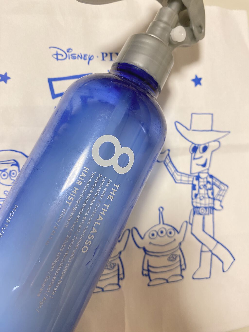 モイスチャーライジング&リペアブースター 導入液ヘアミスト/エイトザタラソ/ヘアミストを使ったクチコミ(1枚目)