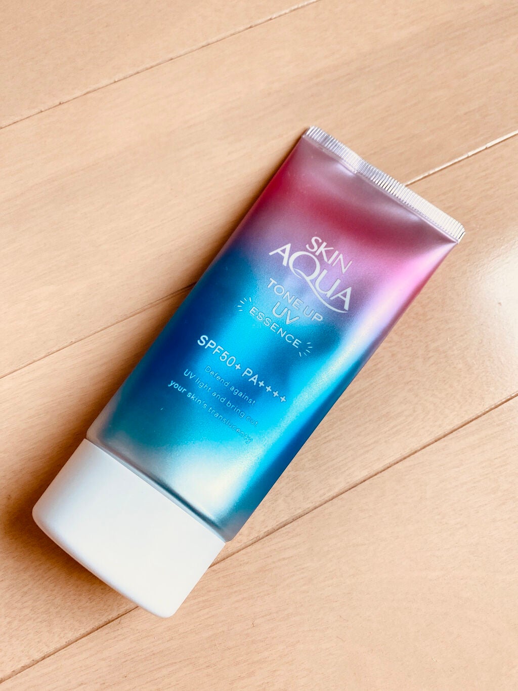 スキンアクア トーンアップUVエッセンス/スキンアクア/日焼け止めクリームを使ったクチコミ(1枚目)