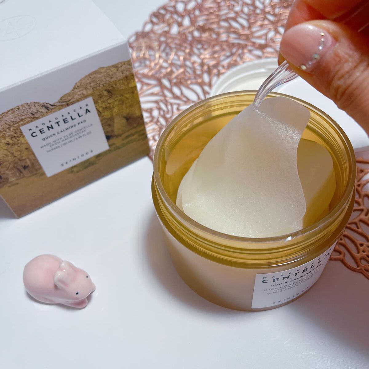 センテラ クイックカーミングパッド/SKIN1004/トナーパッドを使ったクチコミ（2枚目）