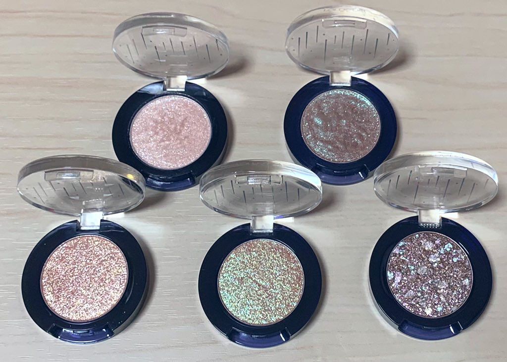 グリッター シャドウ カラー/rom&nd/グリッターを使ったクチコミ（2枚目）