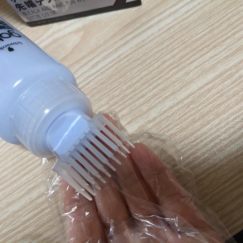 ぽんちょむ フォロバします on LIPS 「got2bボンディングブリーチとカラーシャンプーのパープルをお..」(5枚目)