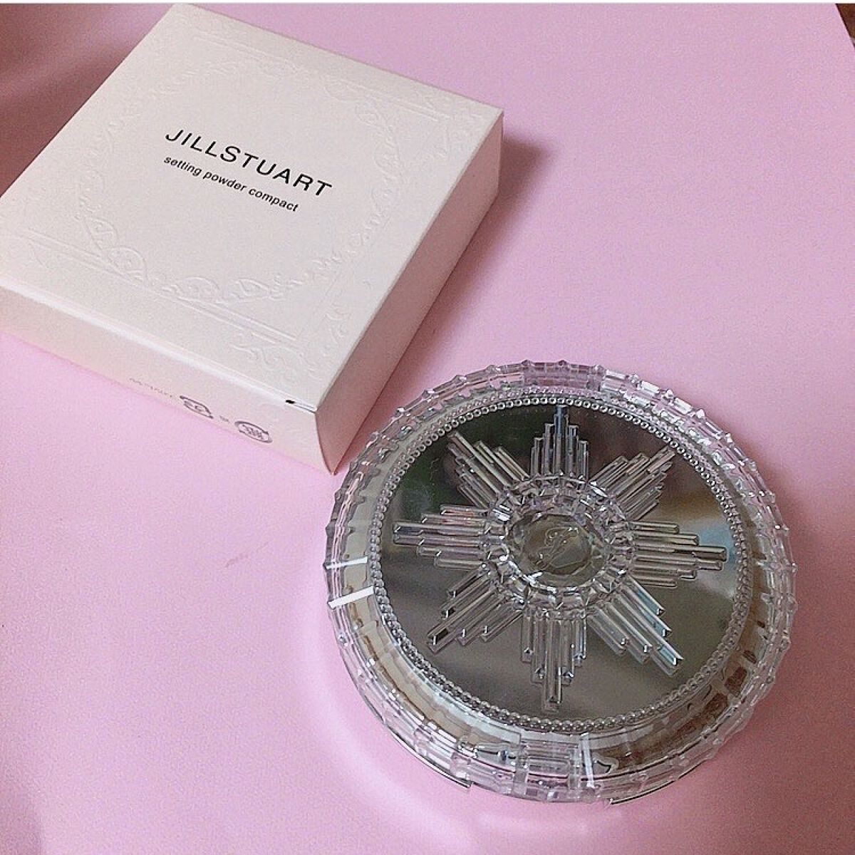 デュアル ルーセントグロウ　セッティングパウダー 01 lucent beige/JILL STUART/プレストパウダーを使ったクチコミ（1枚目）