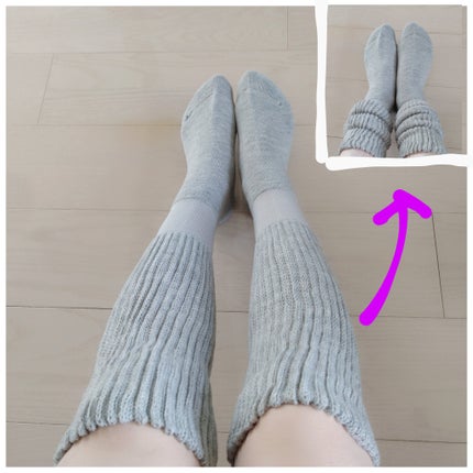 靴下サプリ まるでこたつ レディース ソックス/靴下サプリ/暖かい靴下を使ったクチコミ(3枚目)