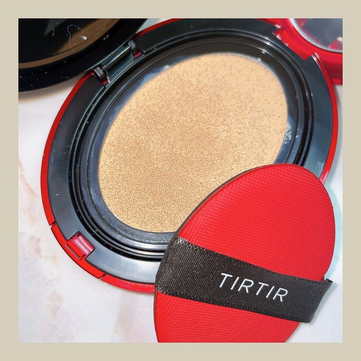 マスク フィット レッド クッション/TIRTIR(ティルティル)/クッションファンデーションを使ったクチコミ(3枚目)