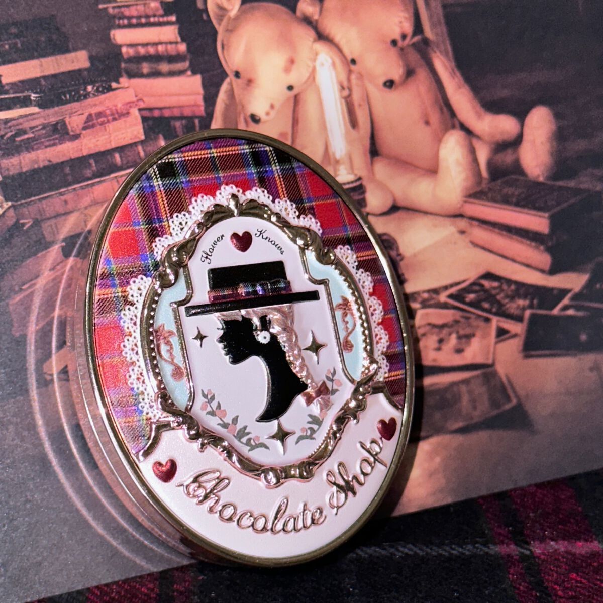 チョコレートシリーズ チークブラッシュ/FlowerKnows/パウダーチークを使ったクチコミ(4枚目)