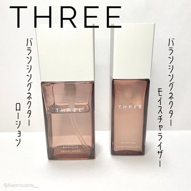 THREE バランシングネクター モイスチャライザーのクチコミ「\ 天然由来スキンケア🍊 /

#THREE
#バランシングネクター ローション　￥5,940.....」（2枚目）