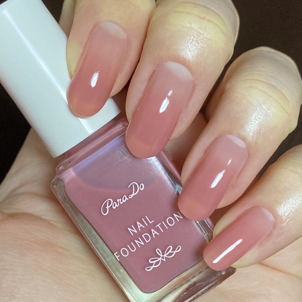 ネイルファンデーション RO01 ローズオークル/パラドゥ/マニキュアを使ったクチコミ（2枚目）