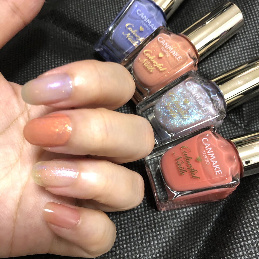 カラフルネイルズ/キャンメイク/マニキュアを使ったクチコミ（2枚目）