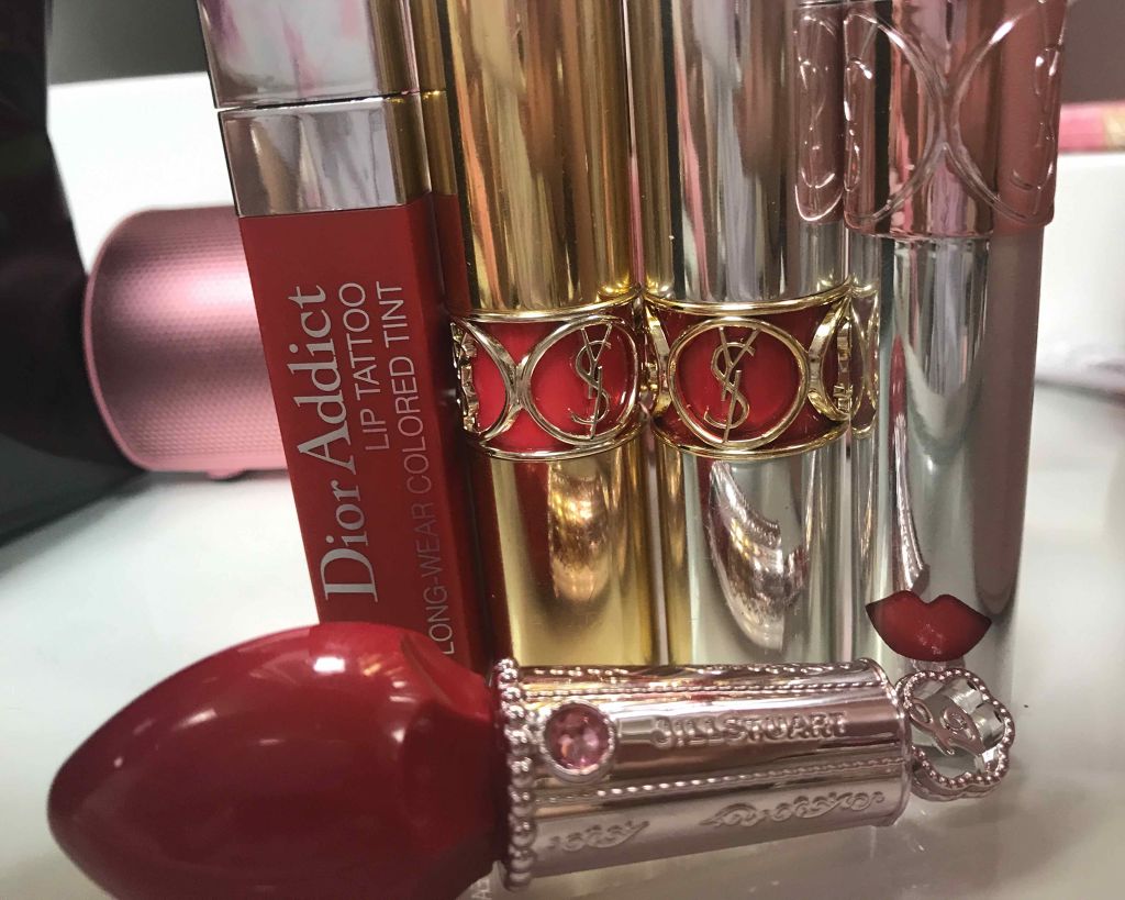 ルージュ ヴォリュプテ シャイン/YVES SAINT LAURENT BEAUTE/口紅を使ったクチコミ（1枚目）