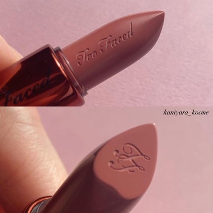 ココア ボールド リップスティック/Too Faced/口紅を使ったクチコミ(3枚目)