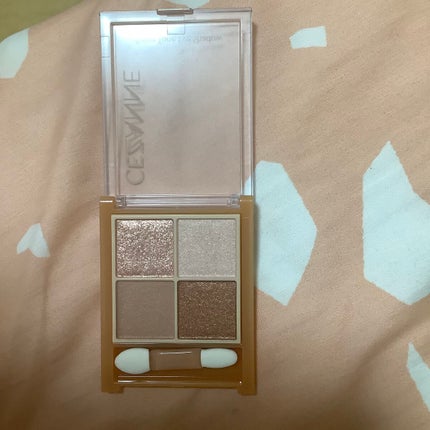 ベージュトーンアイシャドウ/CEZANNE/アイシャドウパレットを使ったクチコミ(2枚目)