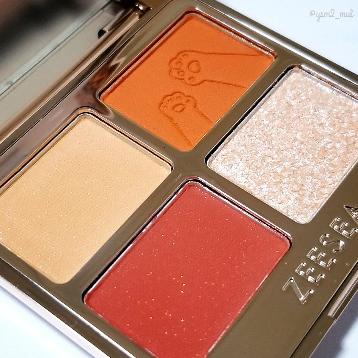 アニマルアイシャドウ(4シェード)/ZEESEA/アイシャドウパレットを使ったクチコミ(8枚目)