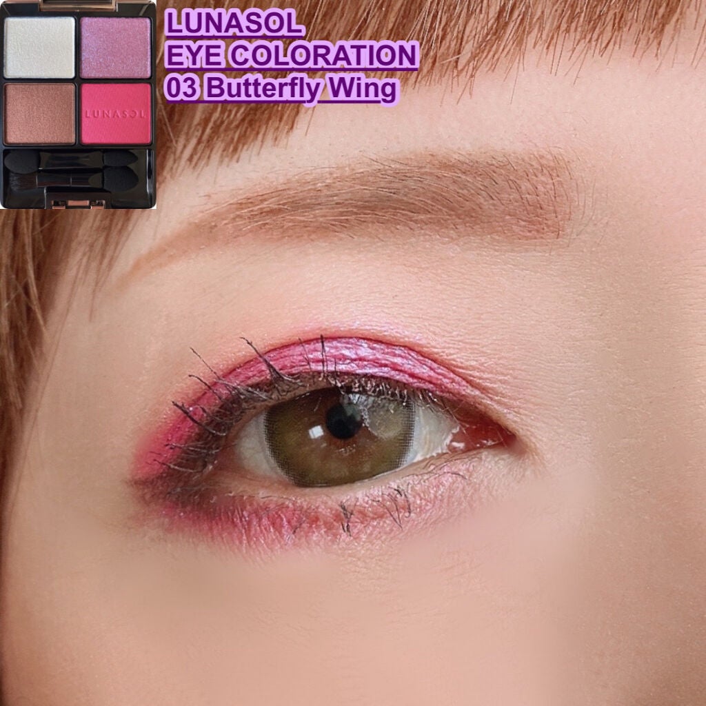 アイカラーレーション/LUNASOL/アイシャドウパレットを使ったクチコミ(2枚目)