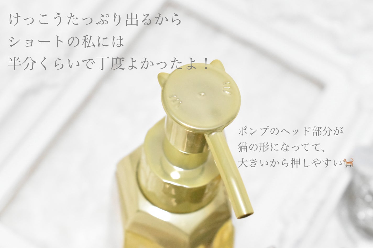 アンドハニー ピクシー モイストシルキー ヘアオイル3.0/&honey/ヘアオイルを使ったクチコミ(2枚目)