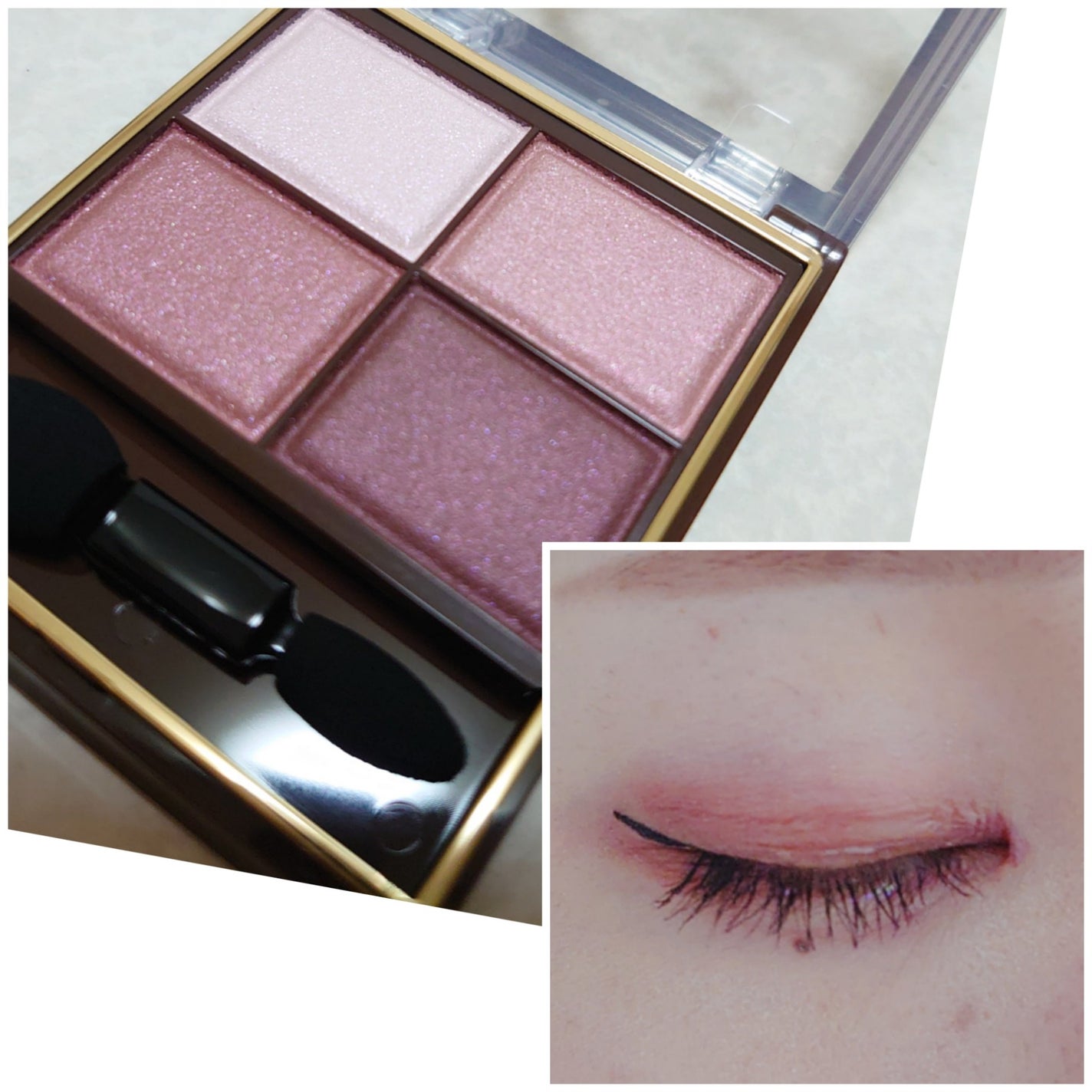 スキニーリッチシャドウ/excel/アイシャドウパレットを使ったクチコミ(3枚目)