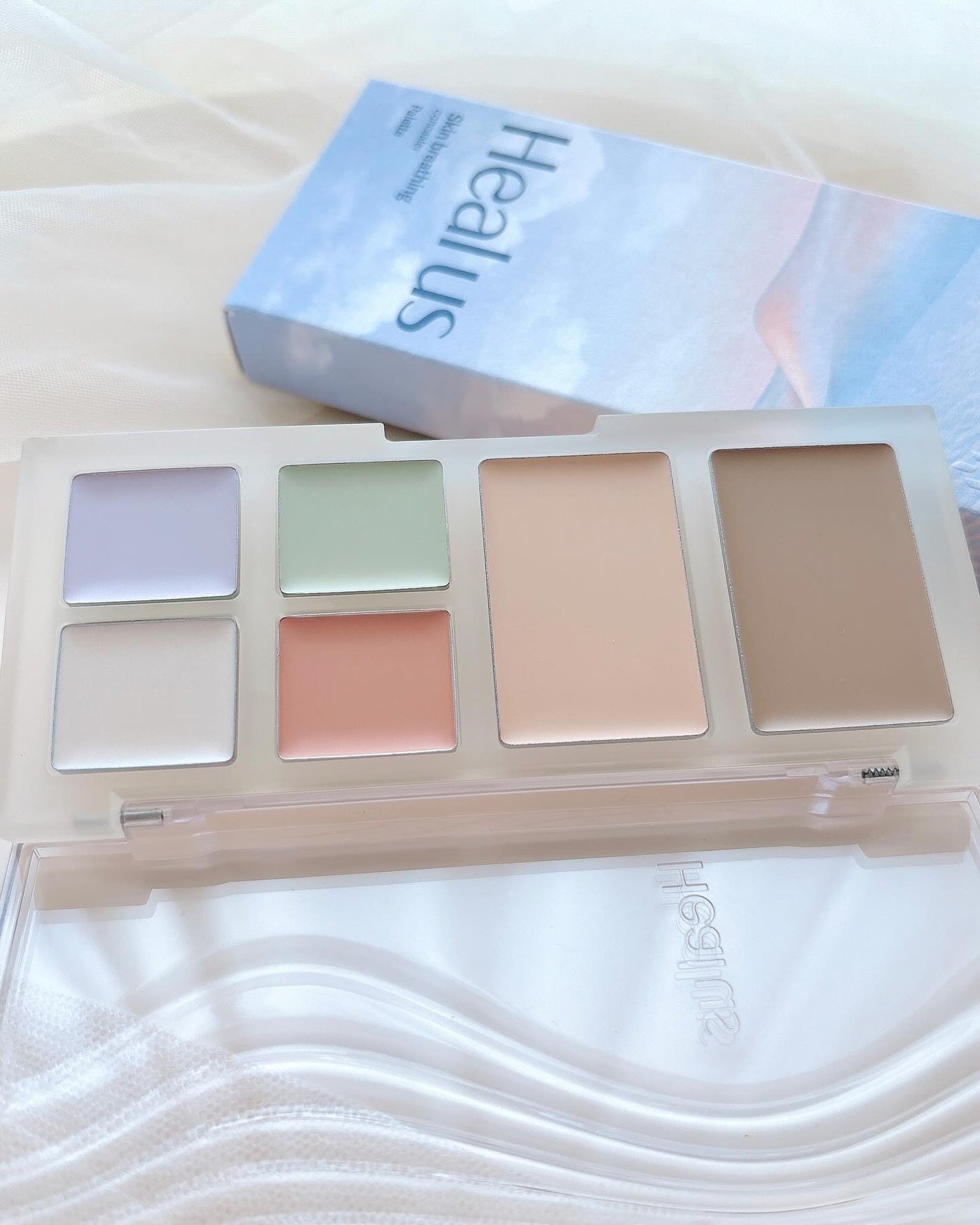 ブリージングコンシーラーパレット/Healus/パレットコンシーラーを使ったクチコミ(4枚目)