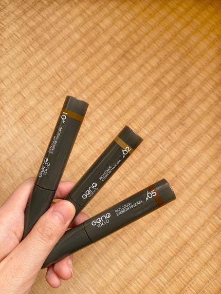 リッチカラー アイブロウマスカラ/GENE TOKYO/眉マスカラを使ったクチコミ(2枚目)