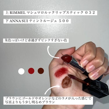 ティント ルージュ 500 オトナな ダークフィグ/ANNA SUI/口紅の画像