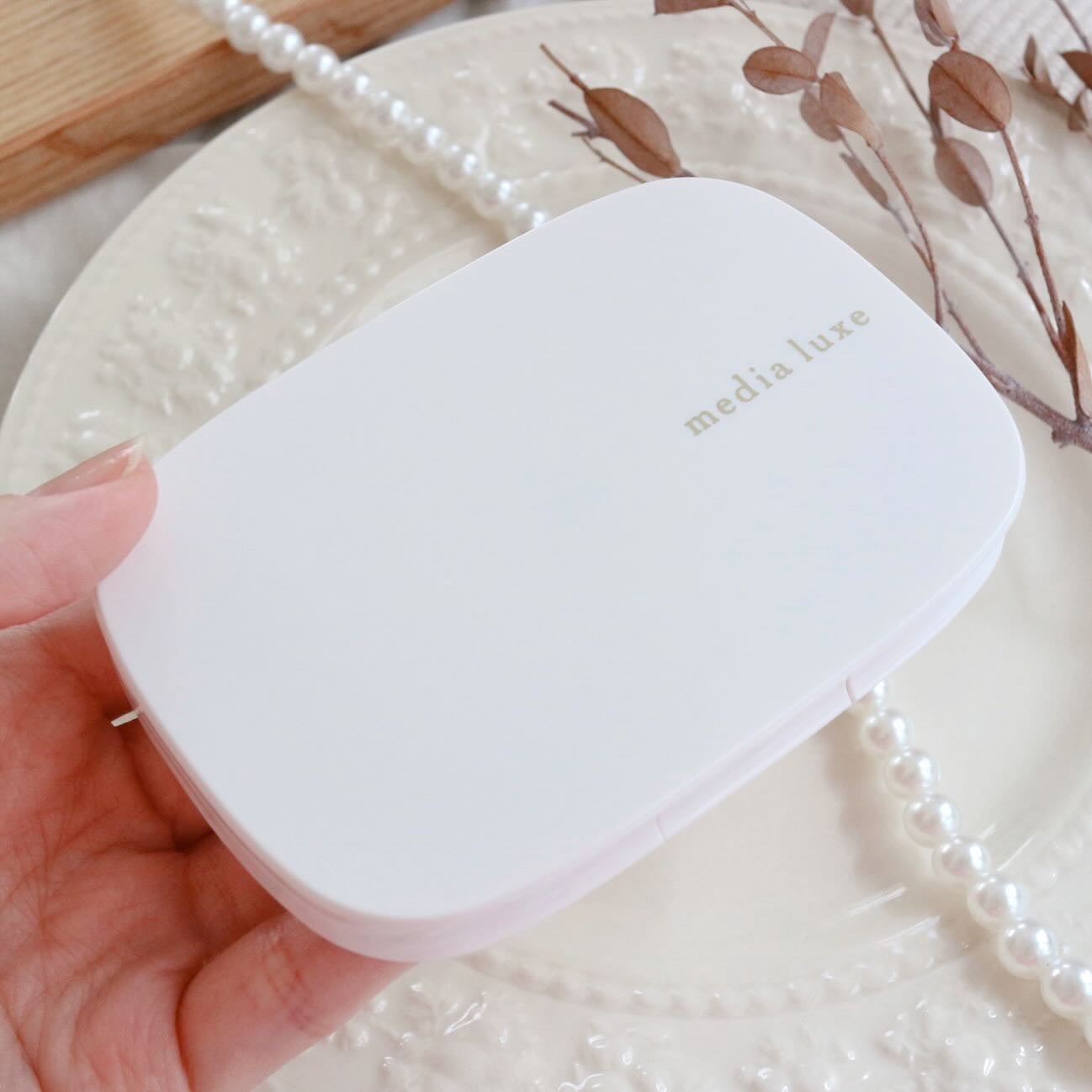 パウダーファンデーション/media luxe/パウダーファンデーションを使ったクチコミ(5枚目)