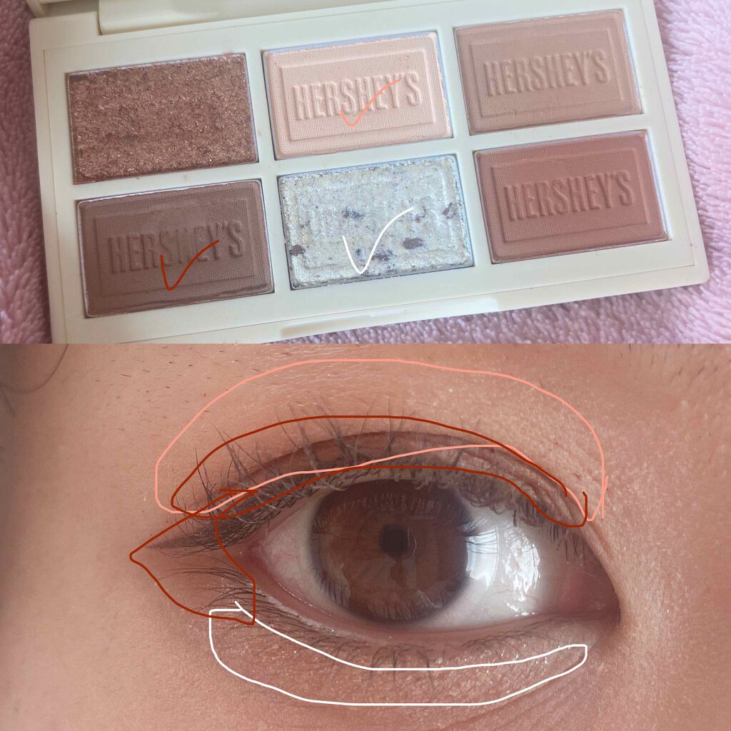 ハーシー プレイカラーアイズミニ/ETUDE/アイシャドウパレットを使ったクチコミ(3枚目)