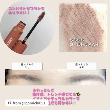 ニュアンスオン3Dアイブロウマスカラ/BLEND BERRY/眉マスカラを使ったクチコミ(2枚目)