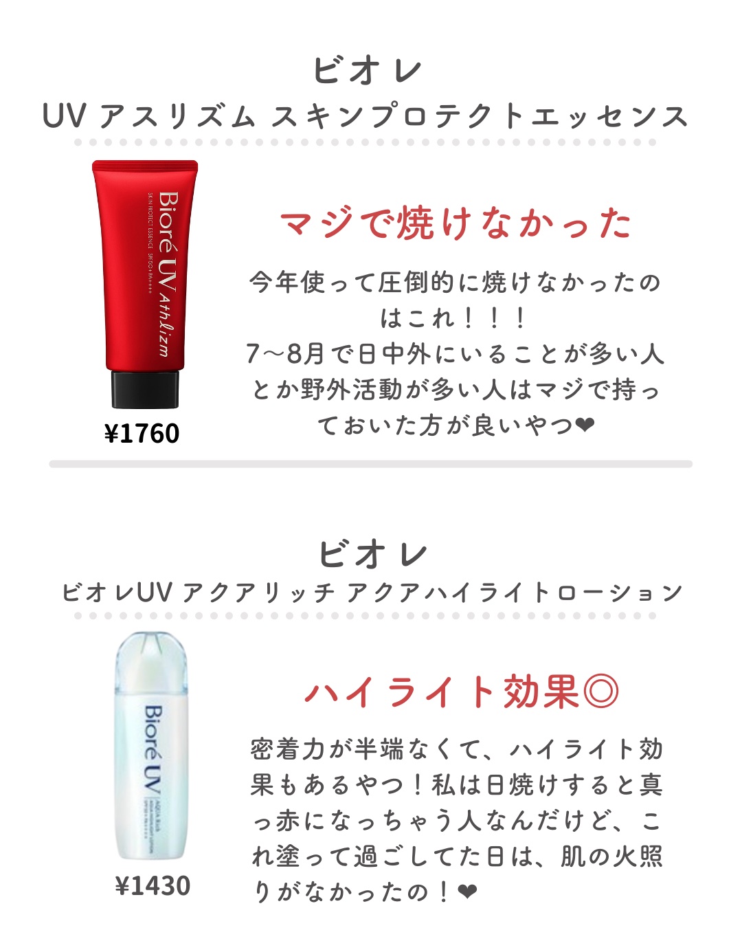 エクストラUV ハイライトジェル/アリィー/日焼け止めジェルを使ったクチコミ（3枚目）