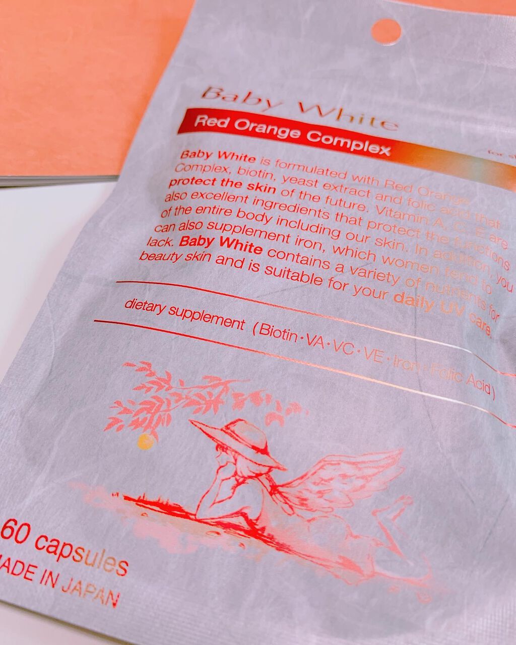 Baby White 60粒/renaTerra/美容サプリメントを使ったクチコミ（3枚目）