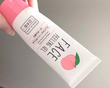 フェイスピーリングジェル ピーチの香り/DAISO/ピーリングを使ったクチコミ(1枚目)