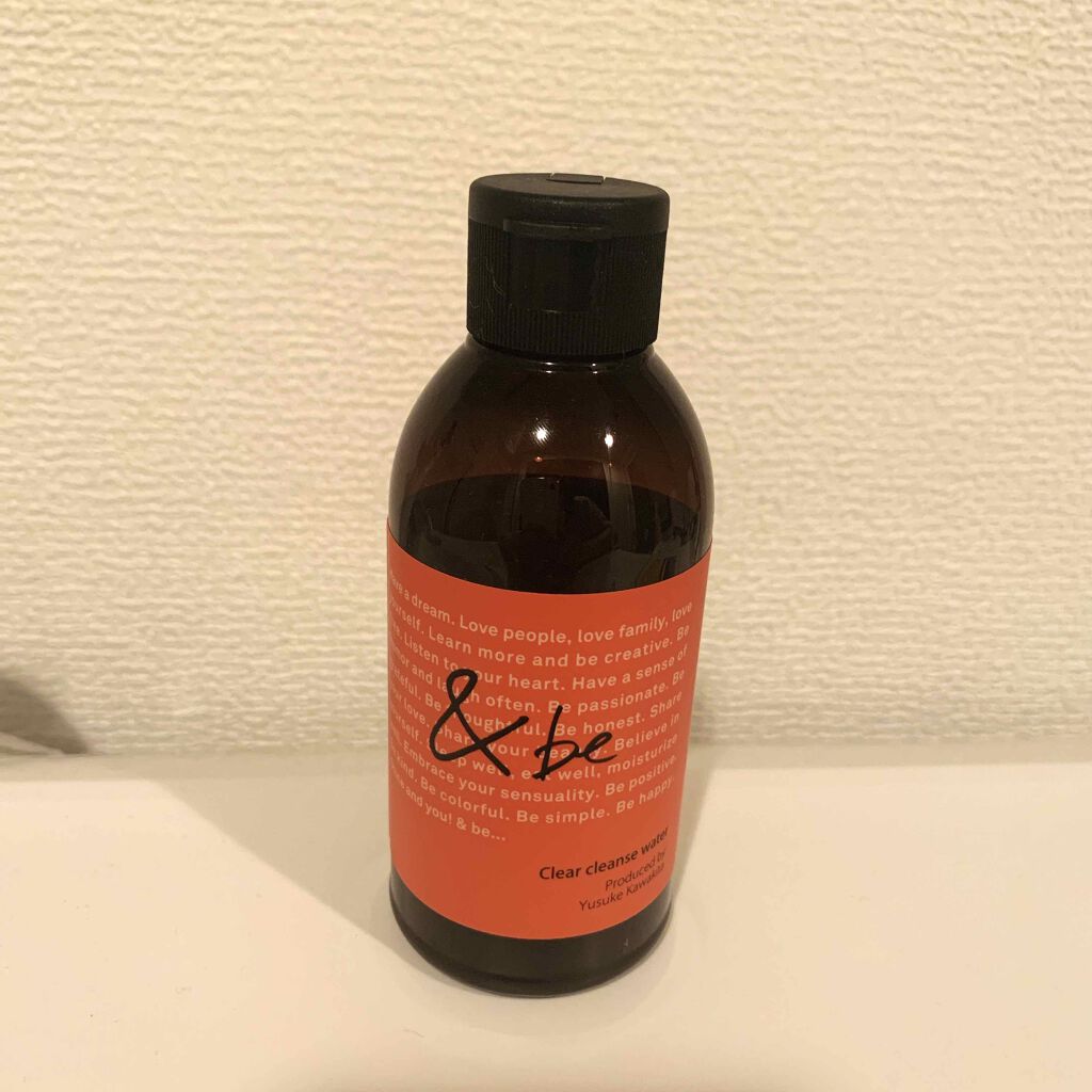 クリアクレンズウォーター N/&be/クレンジングウォーターを使ったクチコミ(1枚目)
