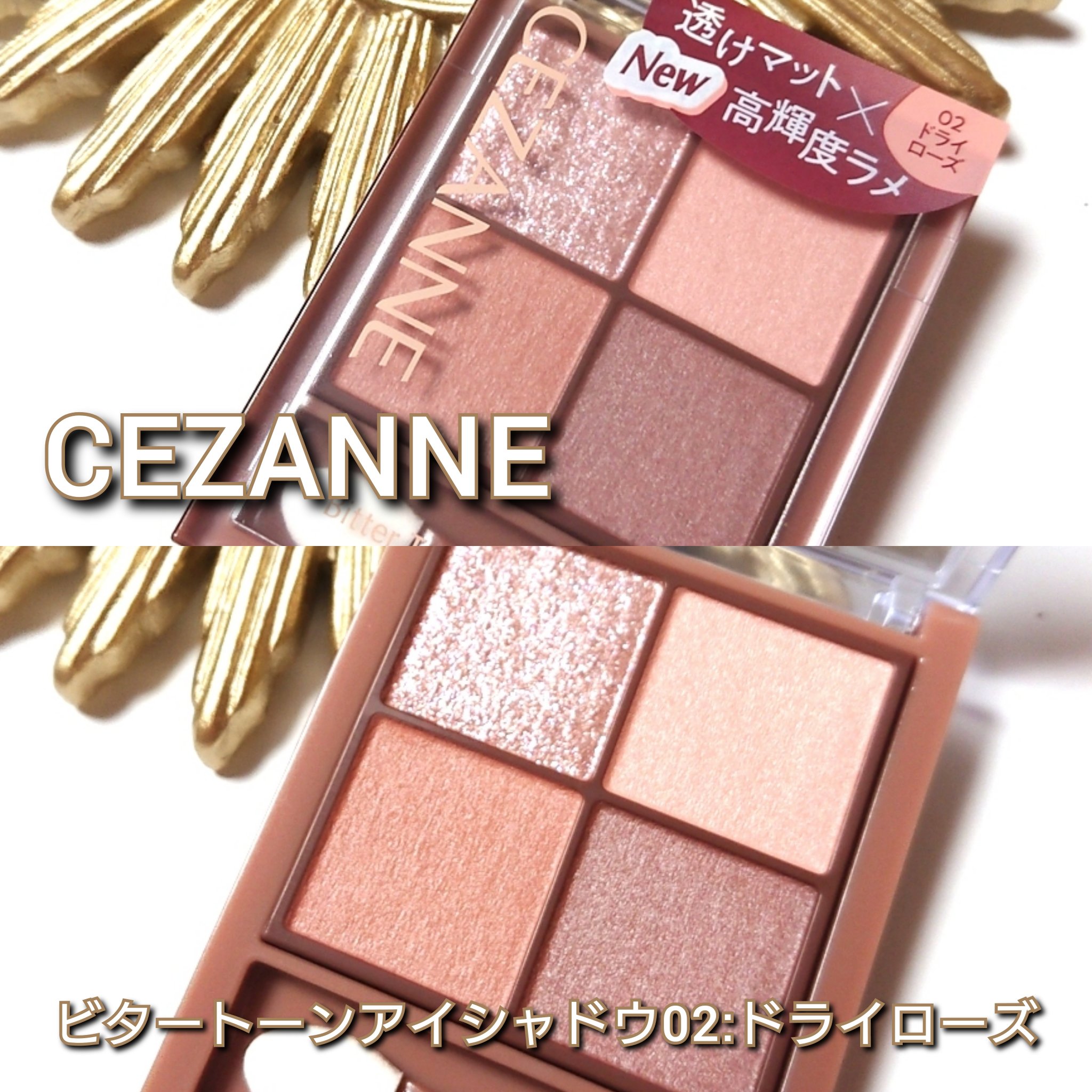 ビタートーンアイシャドウ/CEZANNE/パウダーアイシャドウを使ったクチコミ（2枚目）