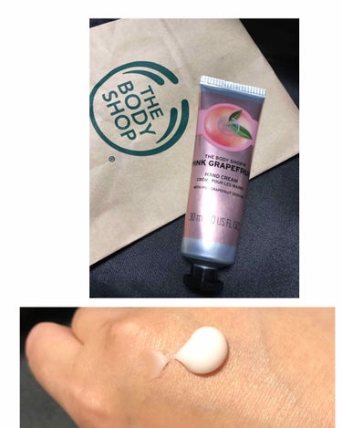 ハンドクリーム ピンクグレープフルーツ/THE BODY SHOP/ハンドクリームを使ったクチコミ（1枚目）