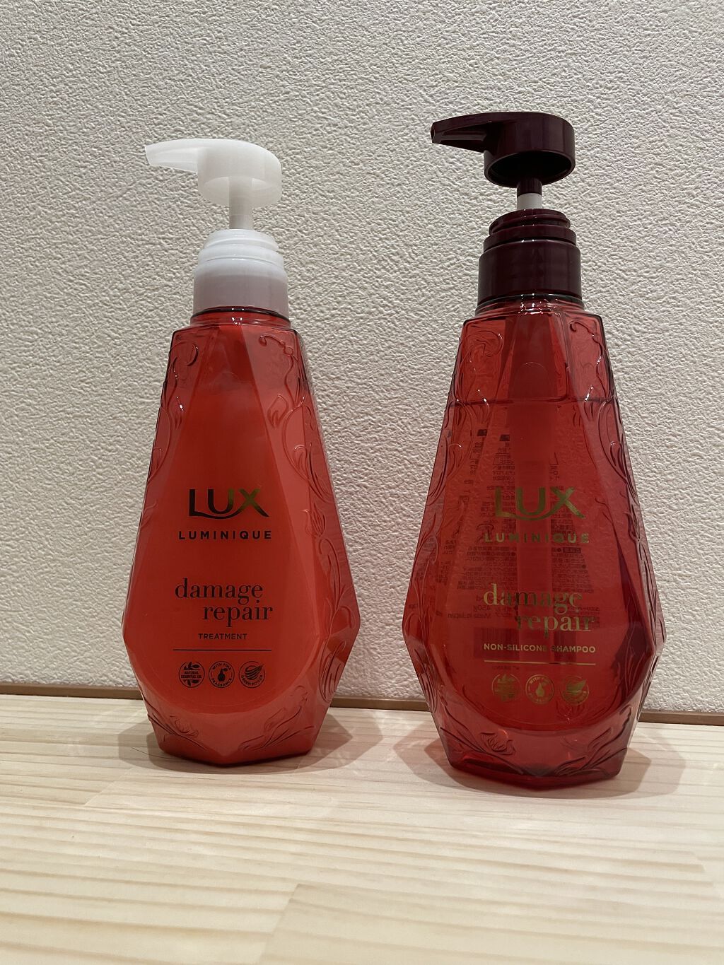 ルミニーク ダメージリペア シャンプー／トリートメント/LUX/市販シャンプーを使ったクチコミ（2枚目）