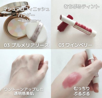 マシュマロフィニッシュパウダー ~Abloom~/キャンメイク/プレストパウダーを使ったクチコミ(2枚目)
