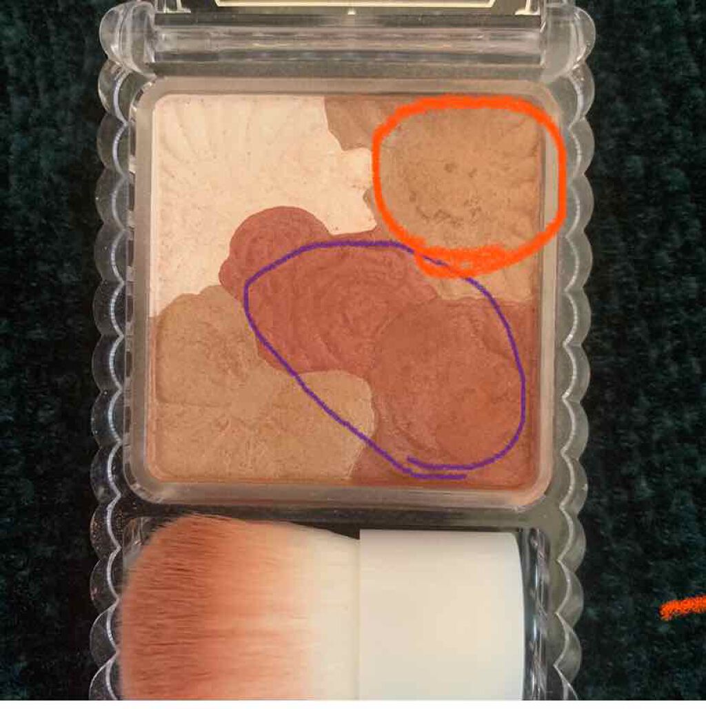 グロウフルールチークス/キャンメイク/パウダーチークを使ったクチコミ（2枚目）