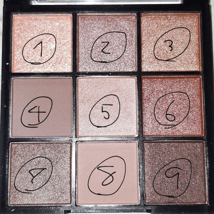 UR GLAM BLOOMING EYE COLOR PALETTE/U R GLAM/アイシャドウパレットを使ったクチコミ(2枚目)