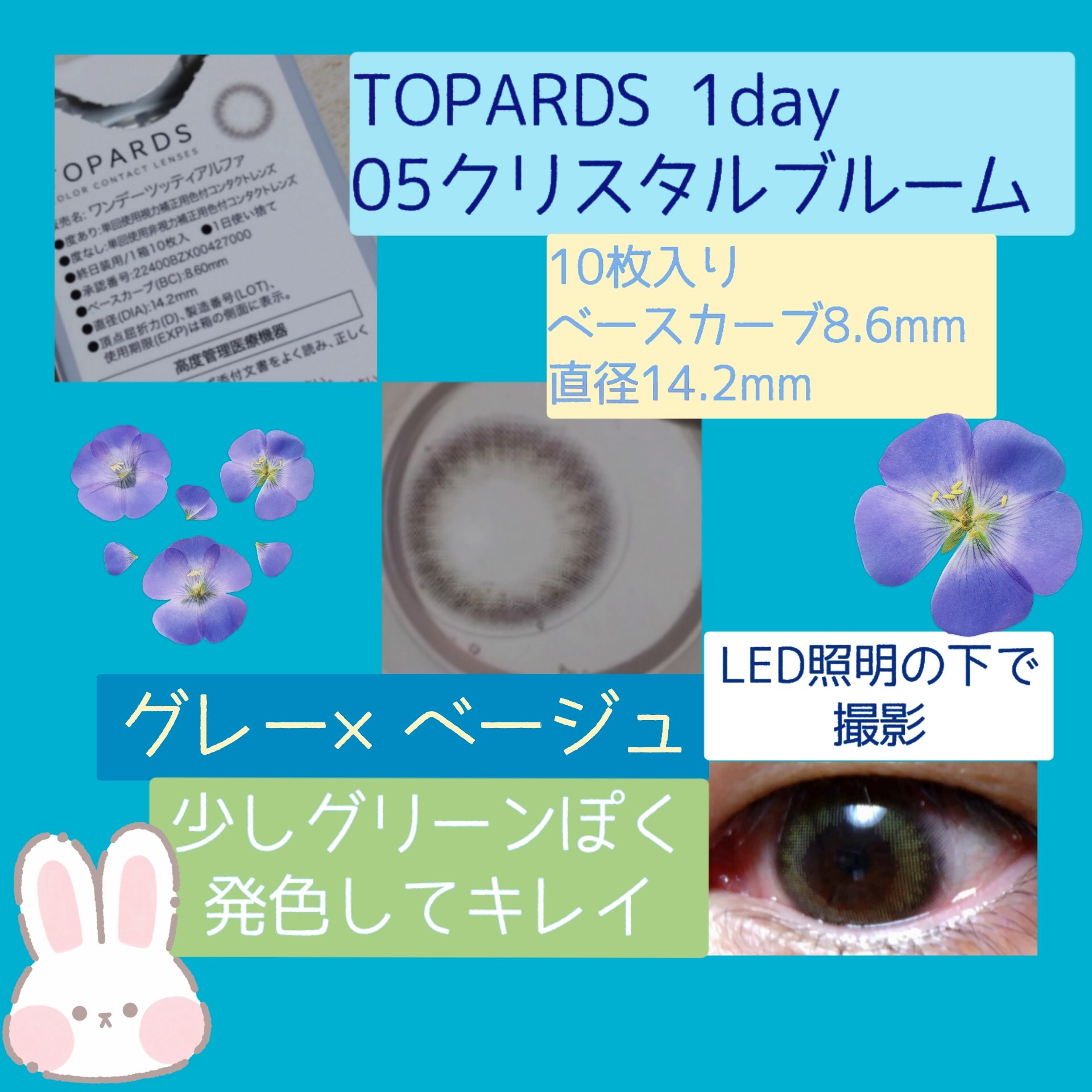 TOPARDS 1day/TOPARDS/ワンデー（１DAY）カラコンを使ったクチコミ（3枚目）