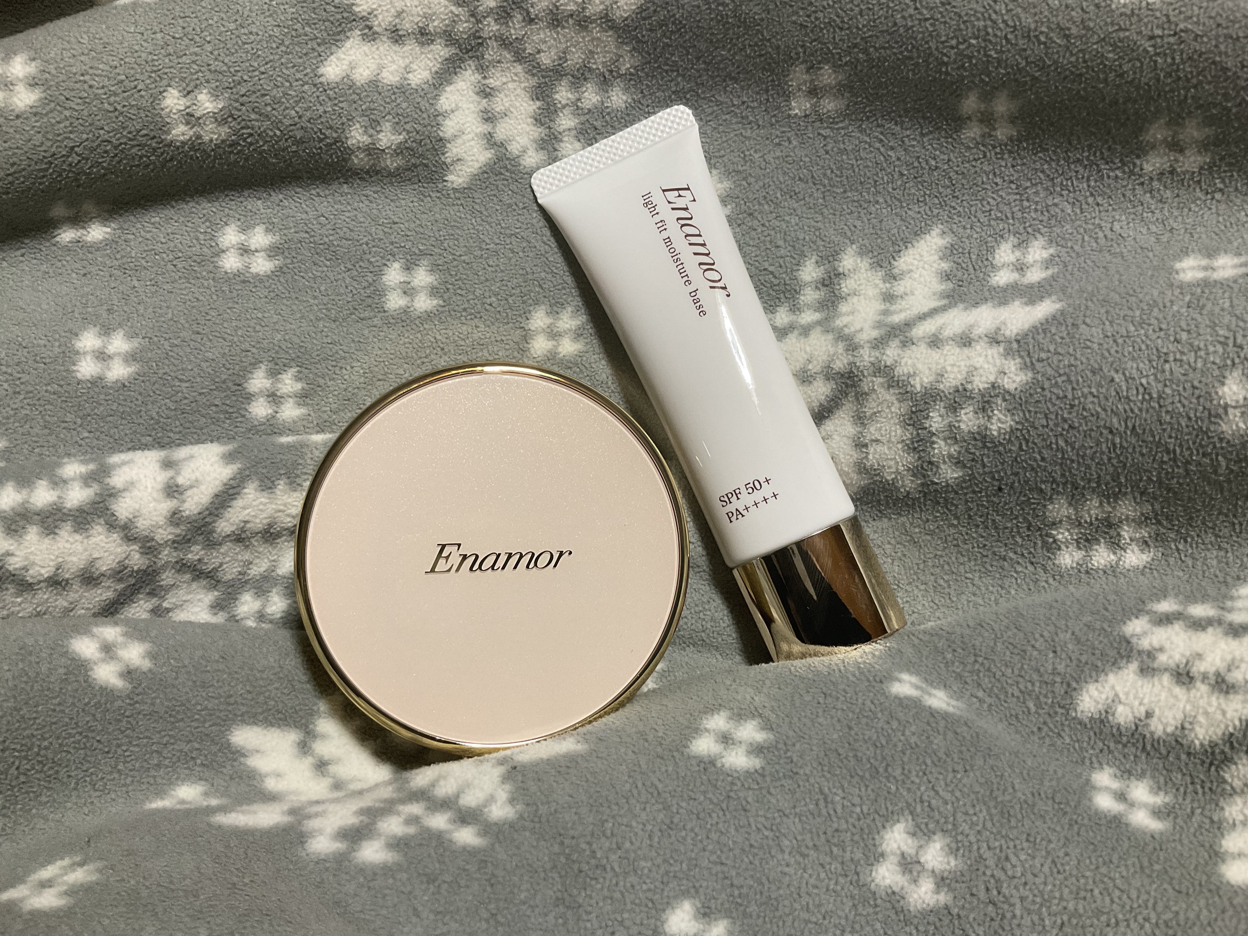 ライトフィット ハーフグロウ クッションファンデーション 02 ナチュラル/Enamor/クッションファンデーションを使ったクチコミ（1枚目）