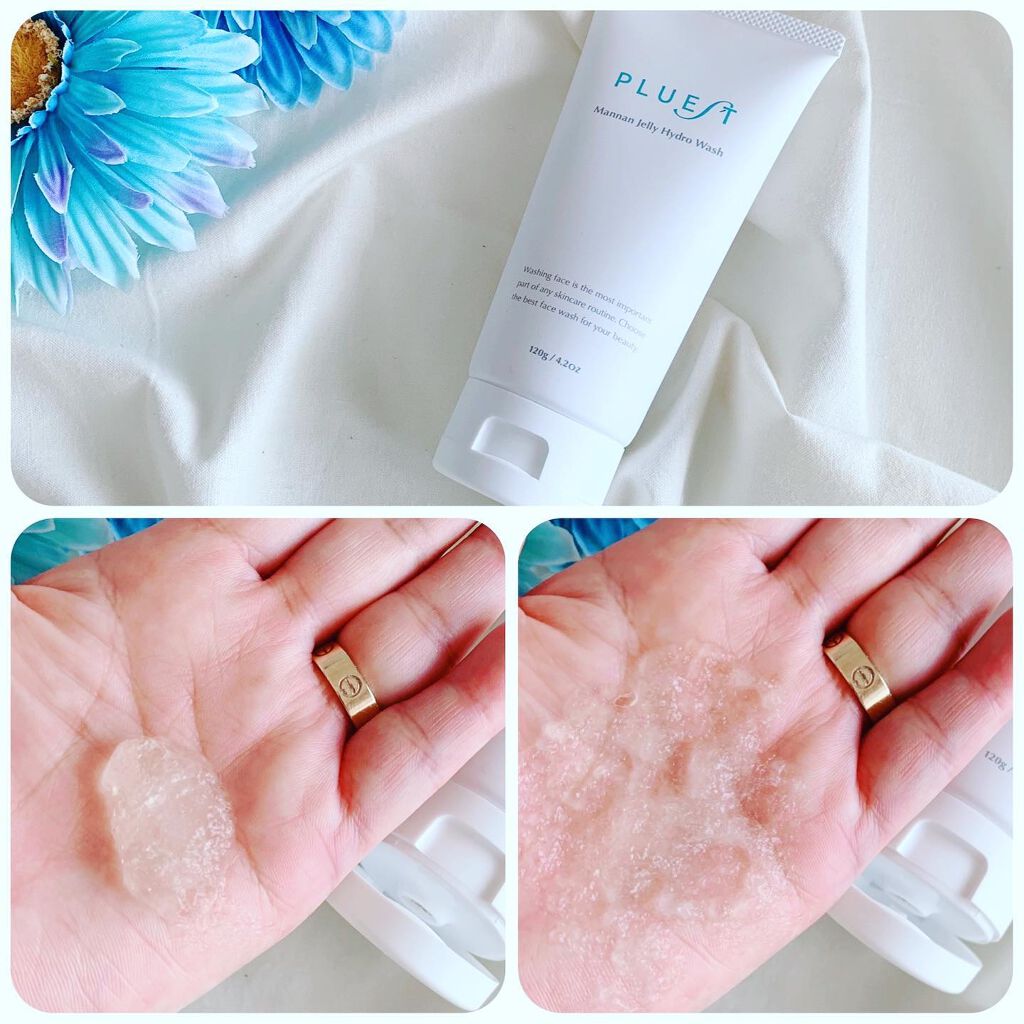 マンナンジェリーハイドロウォッシュ/PLUEST/洗顔料を使ったクチコミ（3枚目）