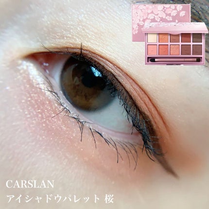 アイシャドウパレット 桜シリーズ/CARSLAN/アイシャドウパレットを使ったクチコミ(1枚目)