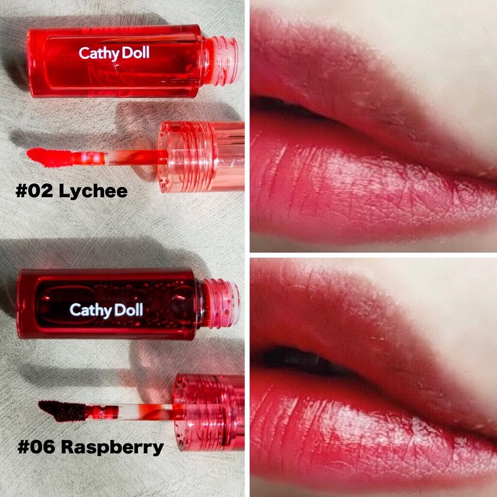 Vit C ウォーターティント/CathyDoll/リップティントを使ったクチコミ(2枚目)