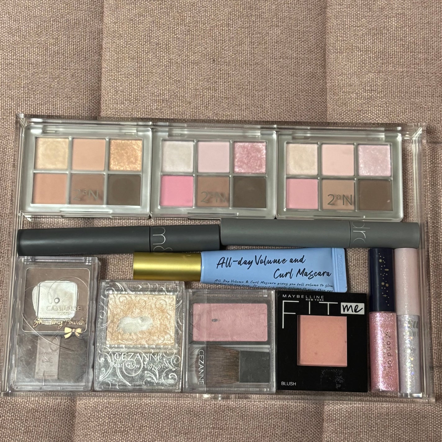 重なるアクリルケース横型3段/無印良品/その他化粧小物を使ったクチコミ(2枚目)