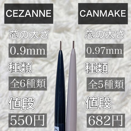 超細芯アイブロウ/CEZANNE/アイブロウペンシルを使ったクチコミ(2枚目)