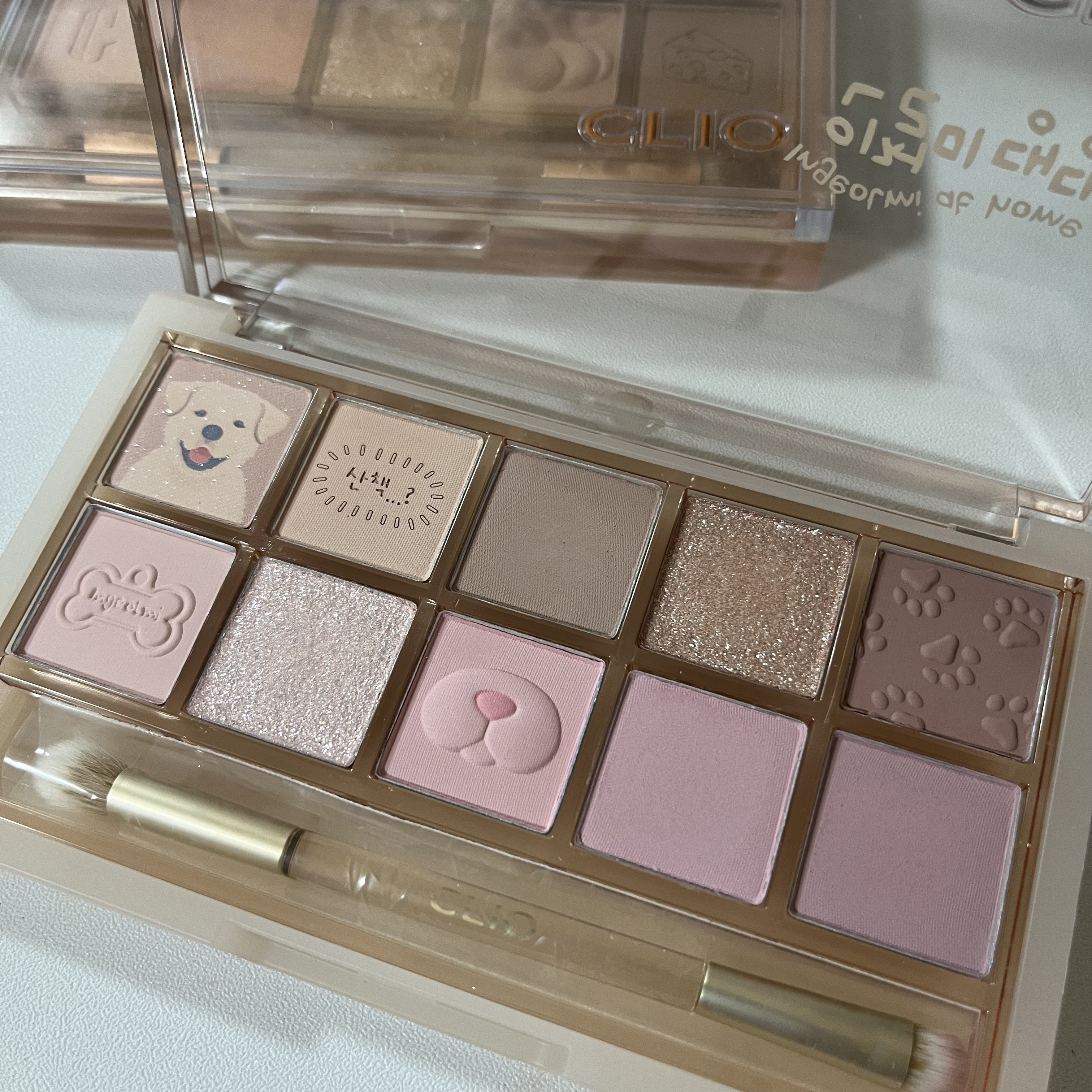 プロ アイ パレット 19 NAPPING CHEESE/CLIO/アイシャドウパレットを使ったクチコミ（2枚目）