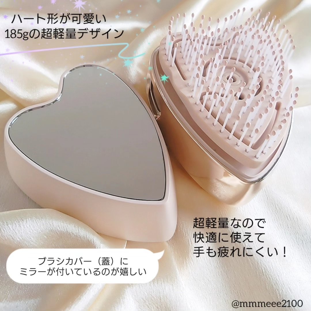 グロウケアブラシ/ANLAN/ヘアブラシを使ったクチコミ（3枚目）