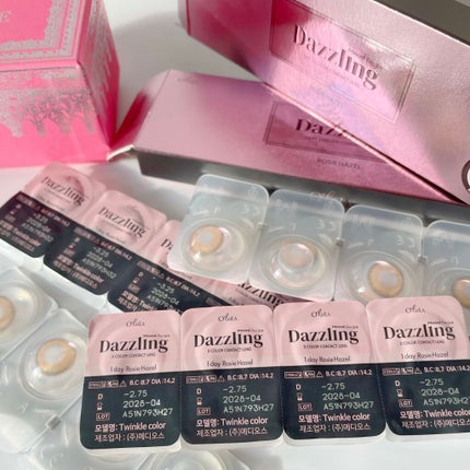 ダズリング3カラーワンデー(Dazzling 3color 1day )/OLOLA/ワンデー(1DAY)カラコンを使ったクチコミ(2枚目)