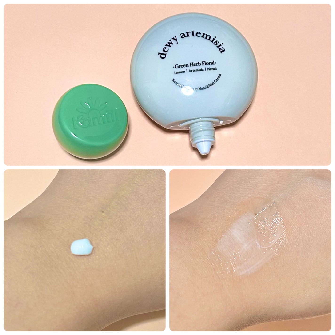 パフューマリー ハンド&ネイルクリーム デューイアルテミシア 50ml/カミール/ハンドクリームを使ったクチコミ(3枚目)