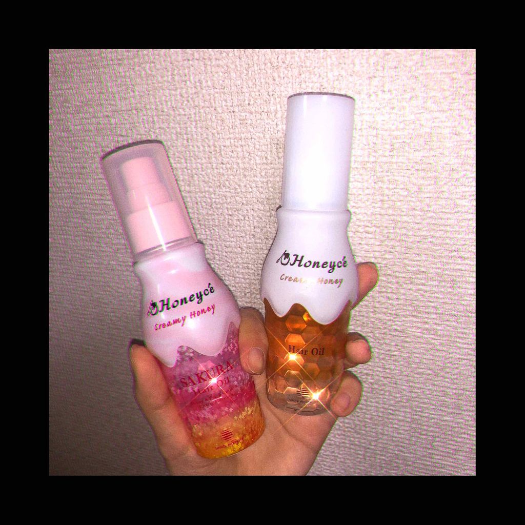 クリーミーハニー ヘアオイル/ハニーチェ/ヘアオイルを使ったクチコミ（1枚目）