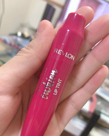 キス クッション リップ ティント 240 ベリー リット/REVLON/口紅を使ったクチコミ（1枚目）