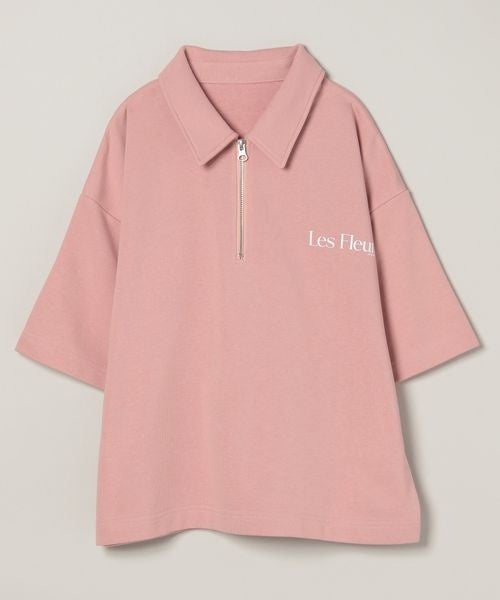 ハーフZIPミニウラケSS ピンク