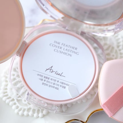 アリウル インクフェザーカバーラスティングクッション/Ariul/クッションファンデーションを使ったクチコミ(3枚目)